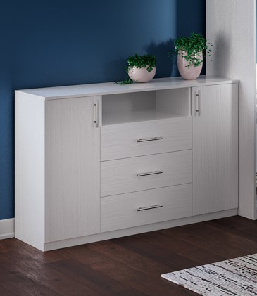 VENA komoda, biele drevo VENA komoda, biele drevo