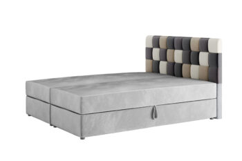 VENIDA čalúnená manželská posteľ 140 x 200 cm, ITAKA 14/čierna