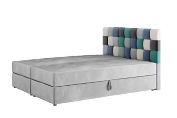 VENIDA čalúnená manželská posteľ 180 x 200 cm, ITAKA 14/modrá