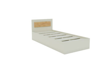 VIVA jednolôžko, satin/dub Craft zlatý