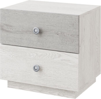 VIVA nočný stolík, light artwood/industrial
