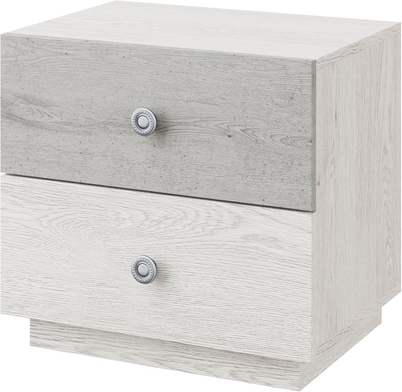 VIVA nočný stolík, light artwood/industrial VIVA nočný stolík, light artwood/industrial