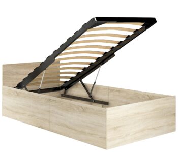 Váľanda, jednolôžko TEREZKA 90x200, dub Sonoma