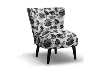 WALADA atraktívne kreslo, Malta čierna