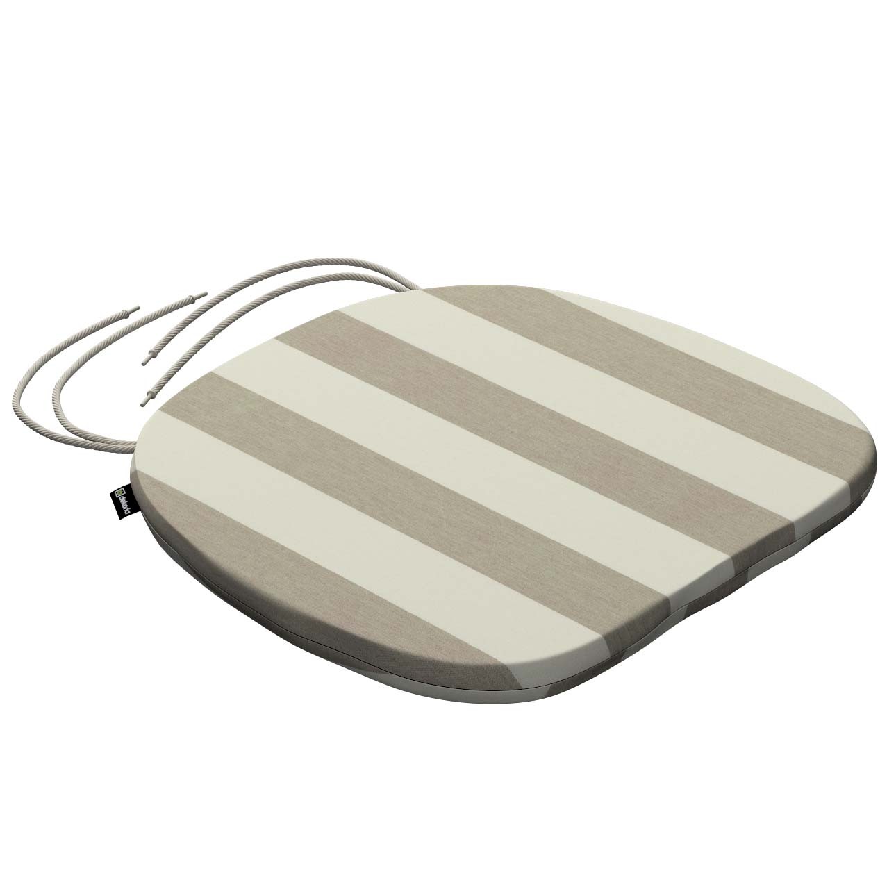 Boris s viazaním, beżowo-białe pionowe pasy, 40 x 37 x 2,5 cm, Quadro, 143-93 Boris s viazaním, beżowo-białe pionowe pasy, 40 x 37 x 2,5 cm, Quadro, 143-93