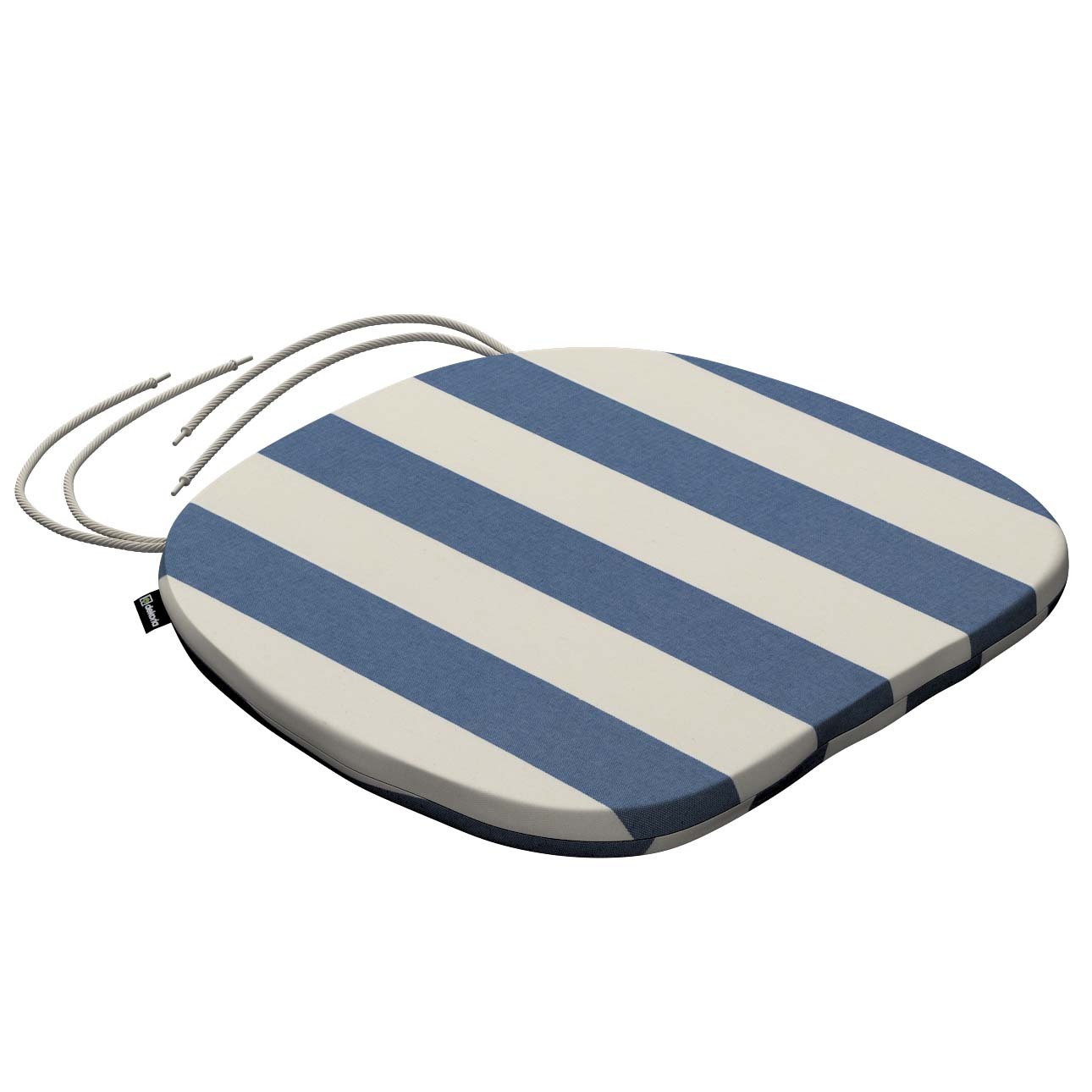 Boris s viazaním, niebiesko-białe pionowe pasy, 40 x 37 x 2,5 cm, Quadro, 143-90 Boris s viazaním, niebiesko-białe pionowe pasy, 40 x 37 x 2,5 cm, Quadro, 143-90