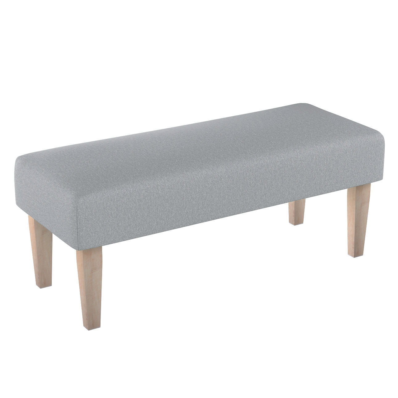 Čalúnená lavica, šedá, 100 x 40 x 40 cm, Amsterdam, 704-55 Čalúnená lavica, šedá, 100 x 40 x 40 cm, Amsterdam, 704-55