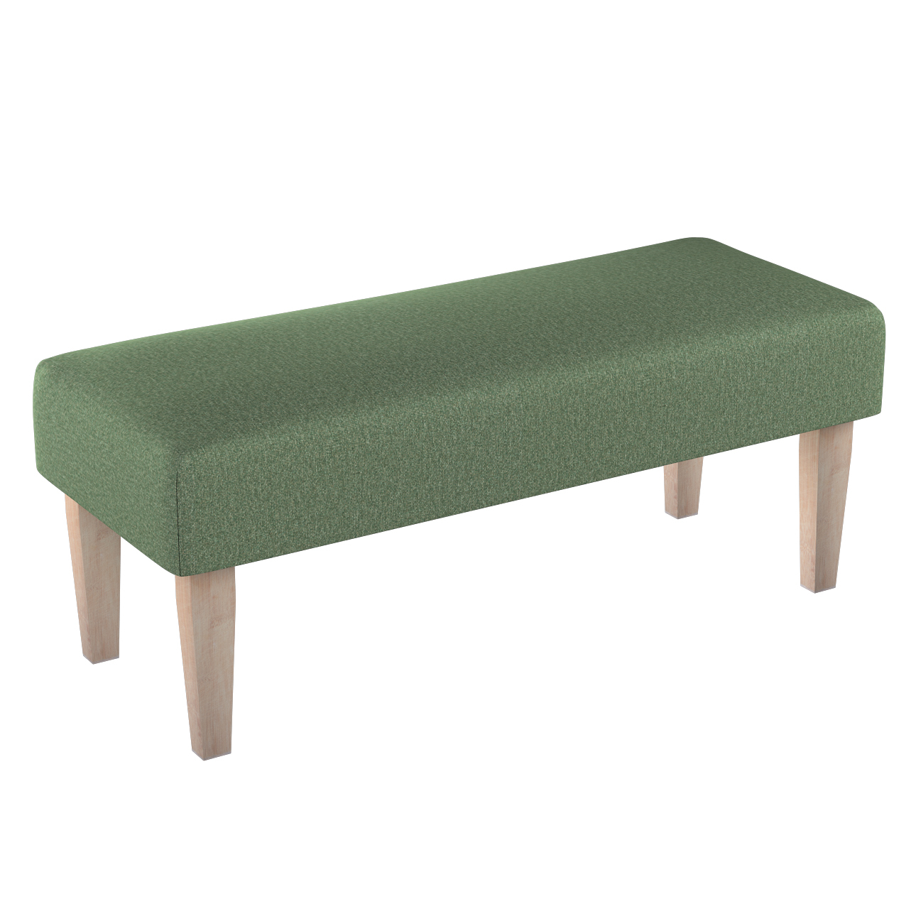 Čalúnená lavica, zelená, 100 x 40 x 40 cm, Amsterdam, 704-44 Čalúnená lavica, zelená, 100 x 40 x 40 cm, Amsterdam, 704-44