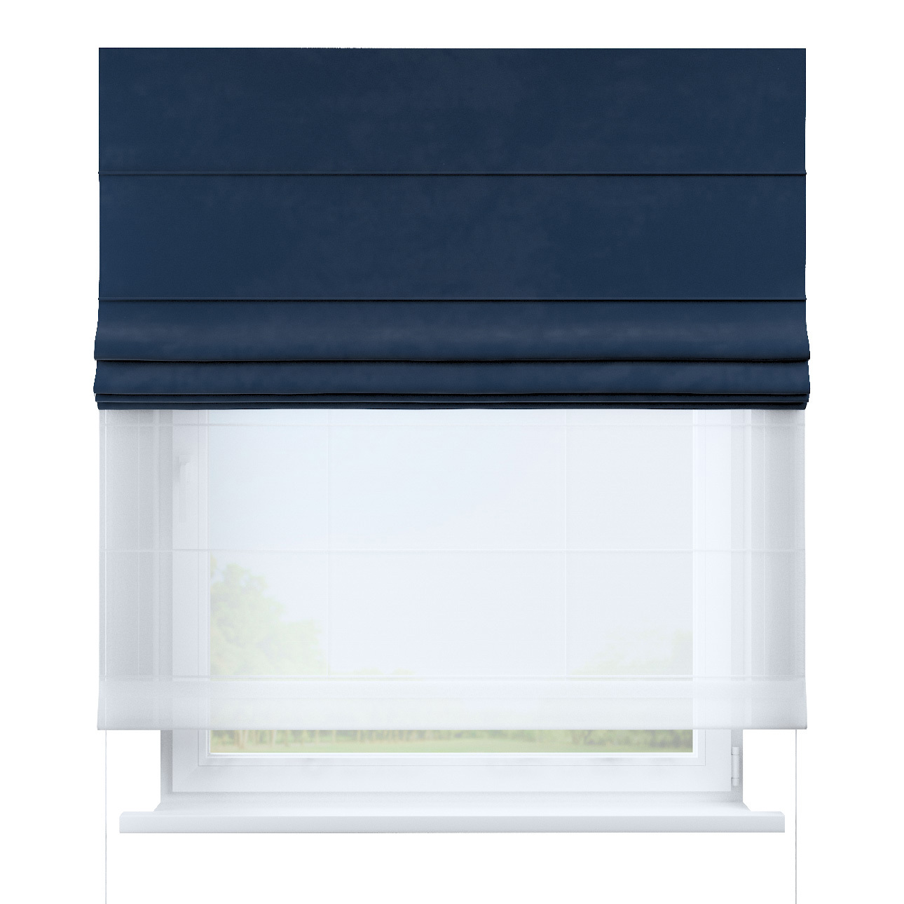 DUO Rímska roleta, Mørkeblå, Velvet, 704-29 DUO Rímska roleta, Mørkeblå, Velvet, 704-29