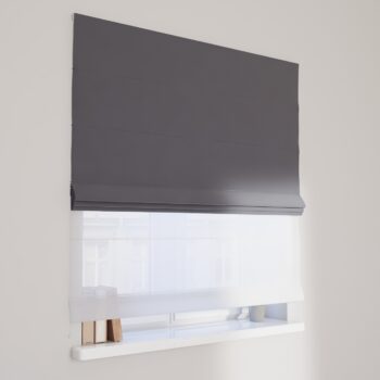 DUO Rímska roleta, Mørkegrå, Velvet, 704-12