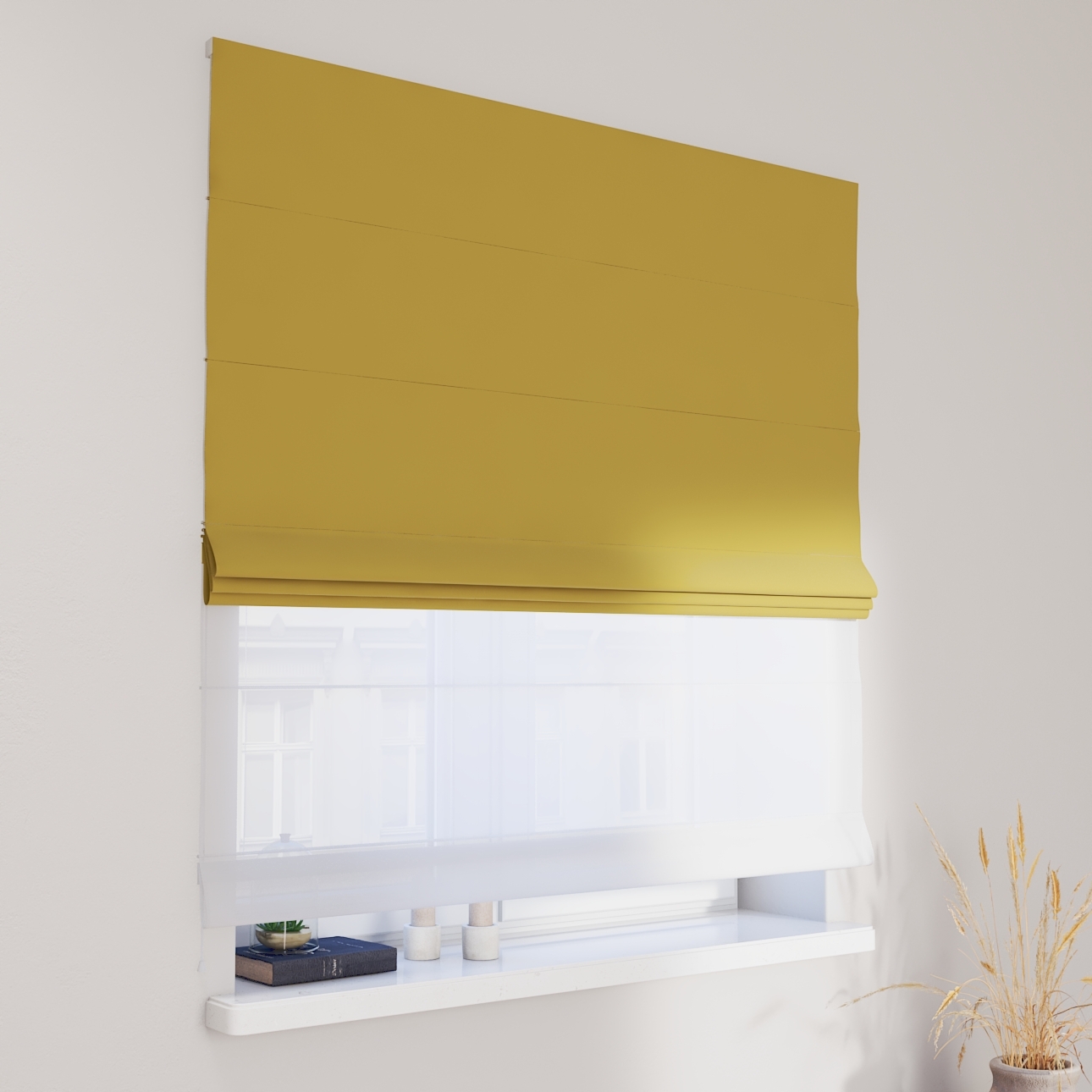 DUO Rímska roleta, Støvgrøn, Velvet, 704-27 DUO Rímska roleta, Støvgrøn, Velvet, 704-27