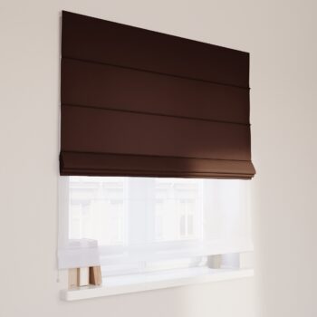 DUO Rímska roleta, čokoládová, Cotton Panama, 702-03