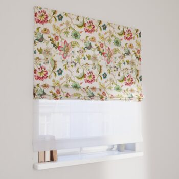 DUO Rímska roleta, farebné kvety, Londres, 122-00