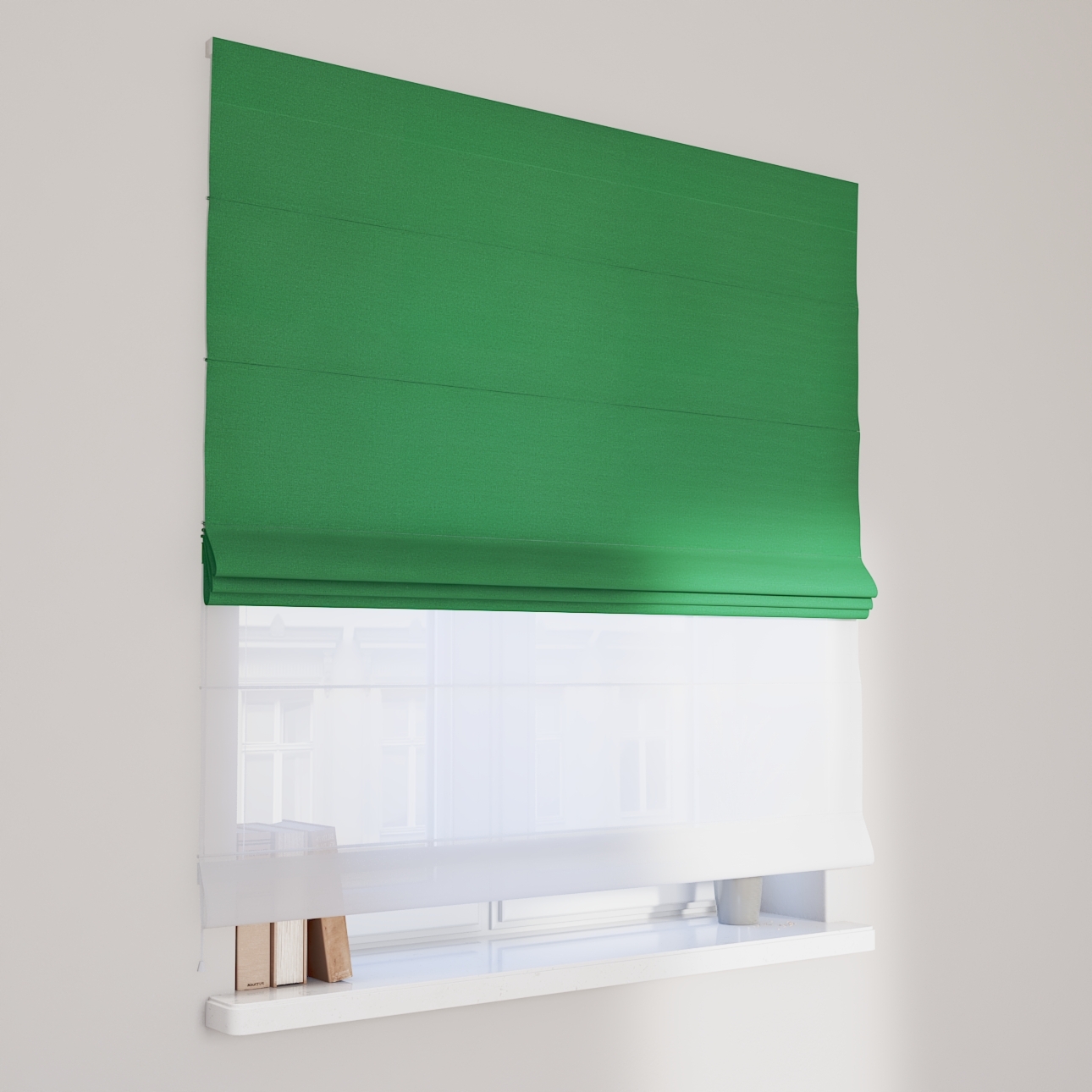 DUO Rímska roleta, fľašovo zelená, Loneta, 133-18 DUO Rímska roleta, fľašovo zelená, Loneta, 133-18