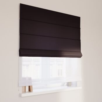 DUO Rímska roleta, grafitová, Cotton Panama, 702-08