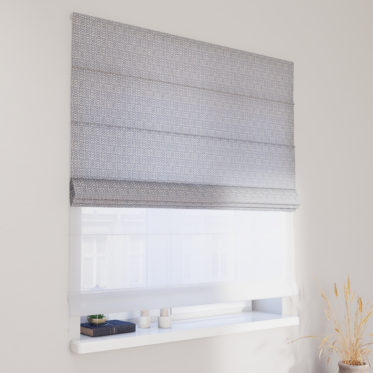 DUO Rímska roleta, grafitová sivá, Imperia Premium, 144-12 DUO Rímska roleta, grafitová sivá, Imperia Premium, 144-12