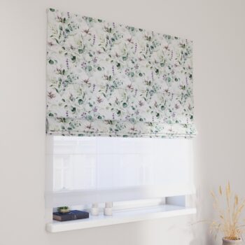 DUO Rímska roleta, magnólie na mätovom podklade, Flowers, 143-66