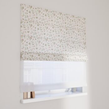 DUO Rímska roleta, malé kvety na svetlom pozadí, Londres, 122-02