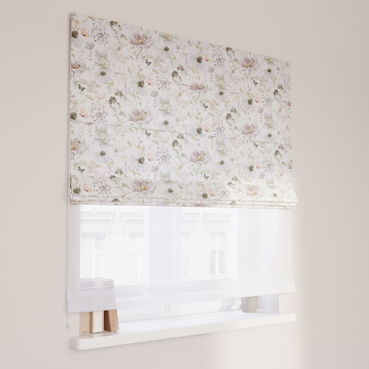 DUO Rímska roleta, pastelovo biela, Arte, 143-96 DUO Rímska roleta, pastelovo biela, Arte, 143-96