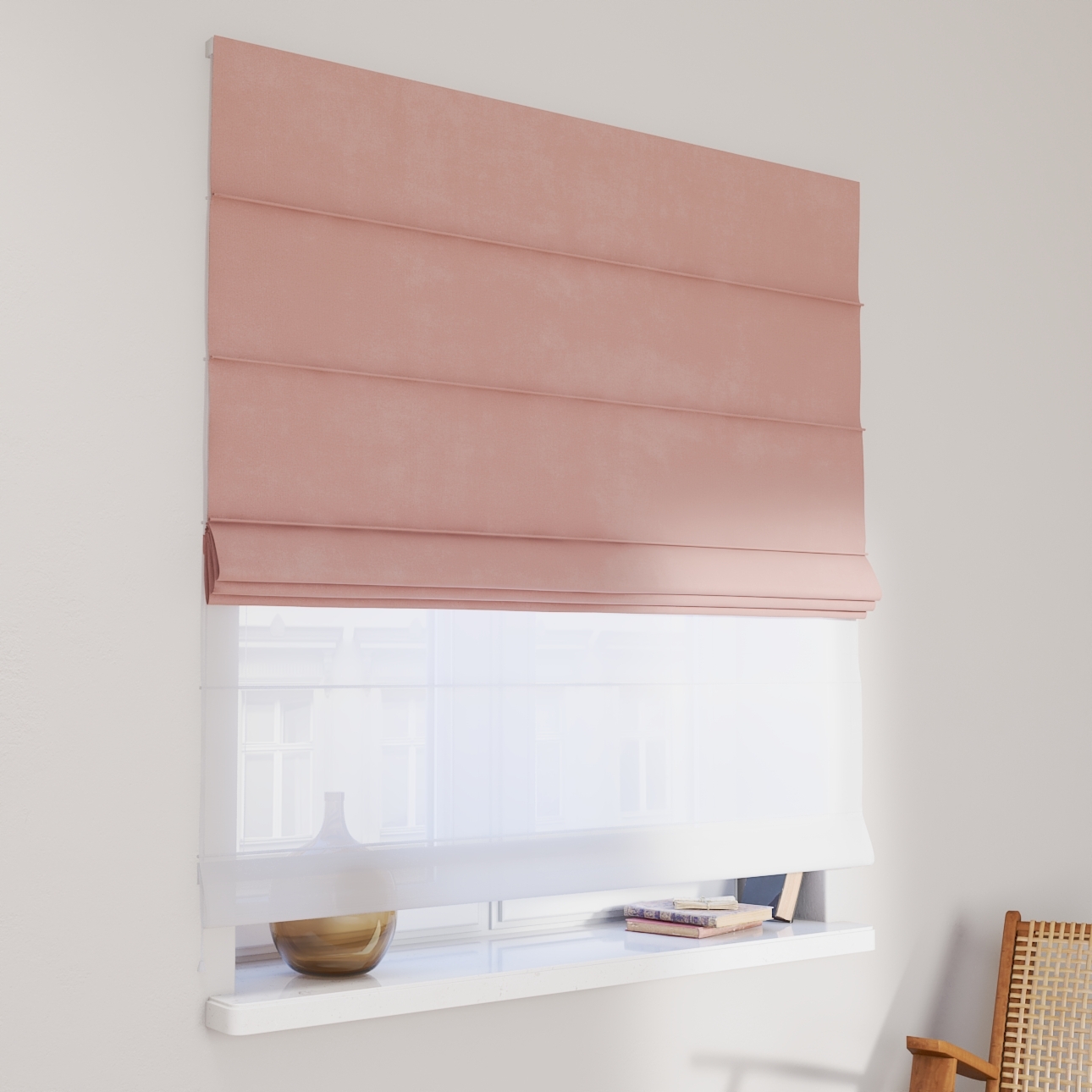 DUO Rímska roleta, ružová, Crema, 185-82 DUO Rímska roleta, ružová, Crema, 185-82