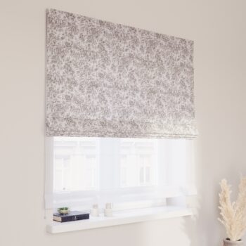 DUO Rímska roleta, šedá a biela, Arte, 144-02