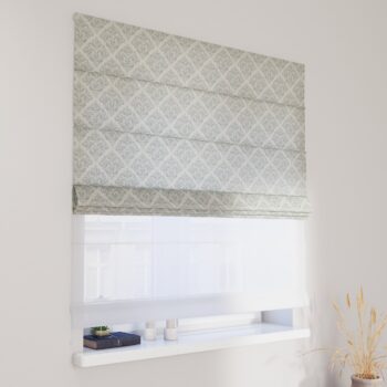 DUO Rímska roleta, strieborná modrá, Imperia Premium, 144-11