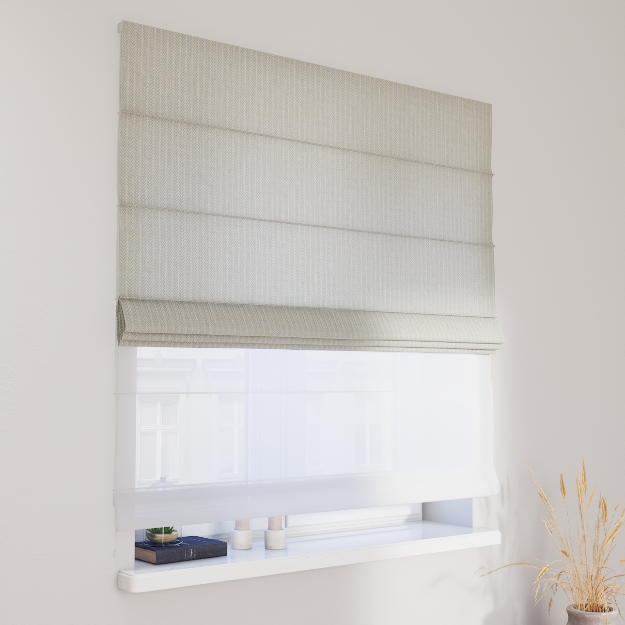 DUO Rímska roleta, strieborná šedá, Imperia Premium, 144-10 DUO Rímska roleta, strieborná šedá, Imperia Premium, 144-10