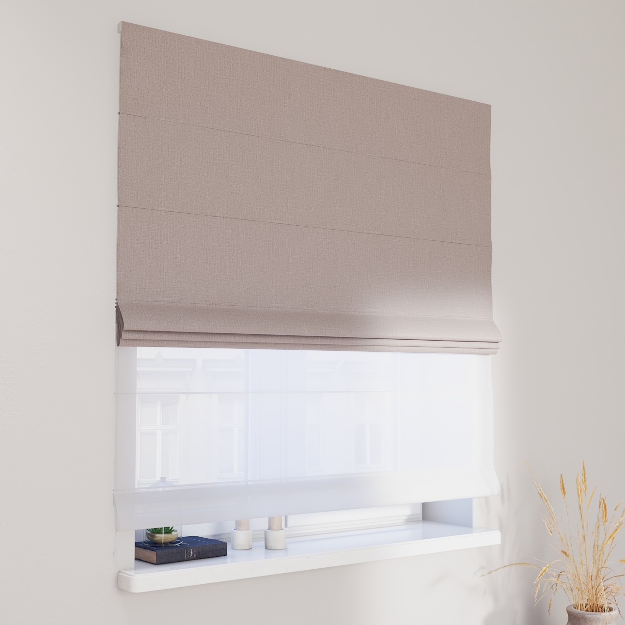 DUO Rímska roleta, svetlo šedá, Blackout - zatemňujúca, 269-64 DUO Rímska roleta, svetlo šedá, Blackout - zatemňujúca, 269-64