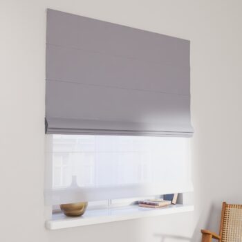 DUO Rímska roleta, svetlo sivá, Blackout - zatemňujúca, 269-96