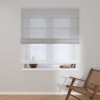 DUO Rímska roleta, svetlosivá, Sensuale Premium, 144-39