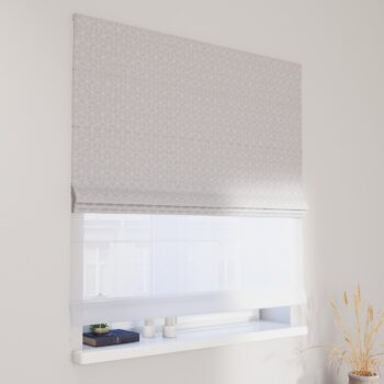 DUO Rímska roleta, vzor kocky na sivom podklade, Sunny, 143-50