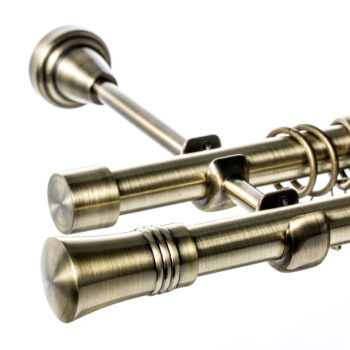 Garniža Alex zlatý antik 160 cm - dvojitá, 160 cm