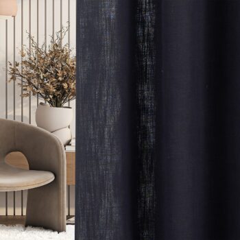 Hotový záves s páskou 140x280cm antracyt, 140 x 280 cm