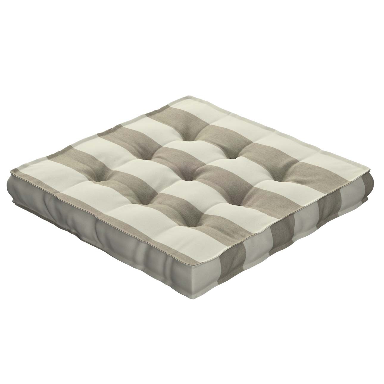 Kamil s úchytom, beżowo-białe pionowe pasy, 40 x 40 x 6 cm, Quadro, 143-93 Kamil s úchytom, beżowo-białe pionowe pasy, 40 x 40 x 6 cm, Quadro, 143-93