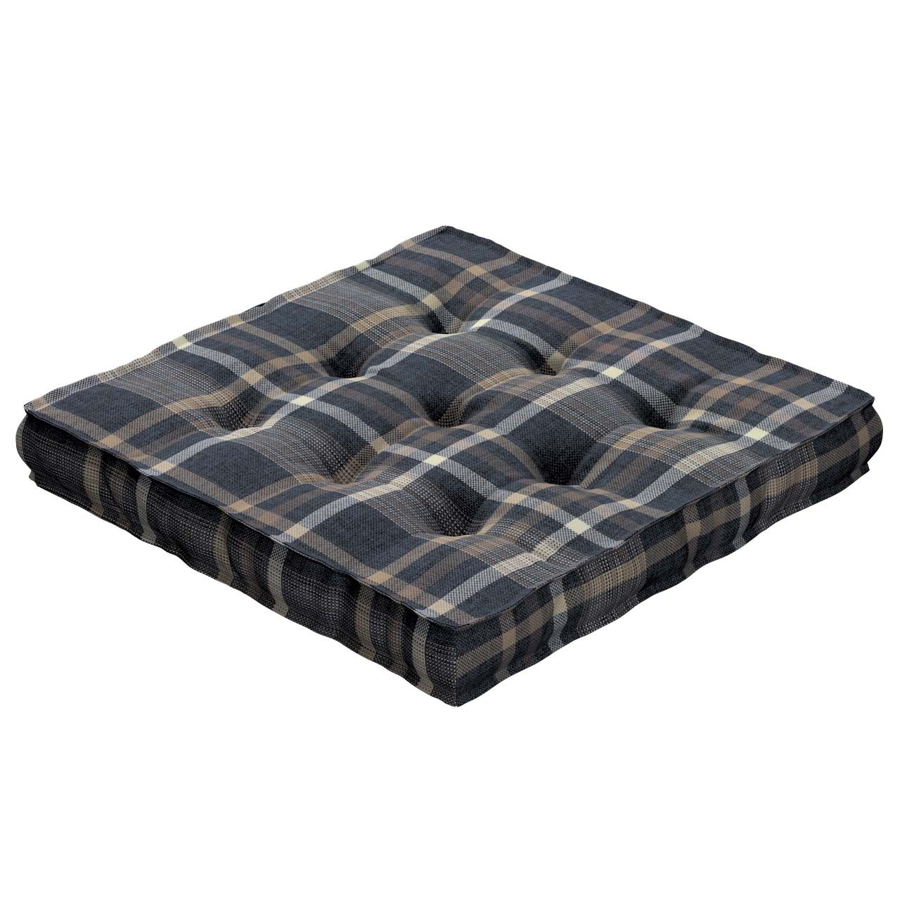 Kamil s úchytom, modro - béžové káro, 40 x 40 x 6 cm, Edinburg, 703-16 Kamil s úchytom, modro - béžové káro, 40 x 40 x 6 cm, Edinburg, 703-16