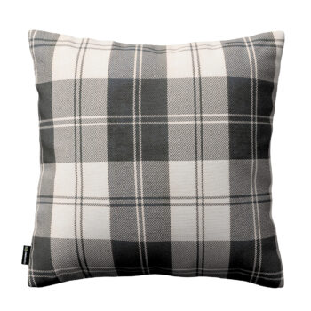 Karin - jednoduchá obliečka, čierno - biele káro, 43 x 43 cm, Edinburg, 115-74