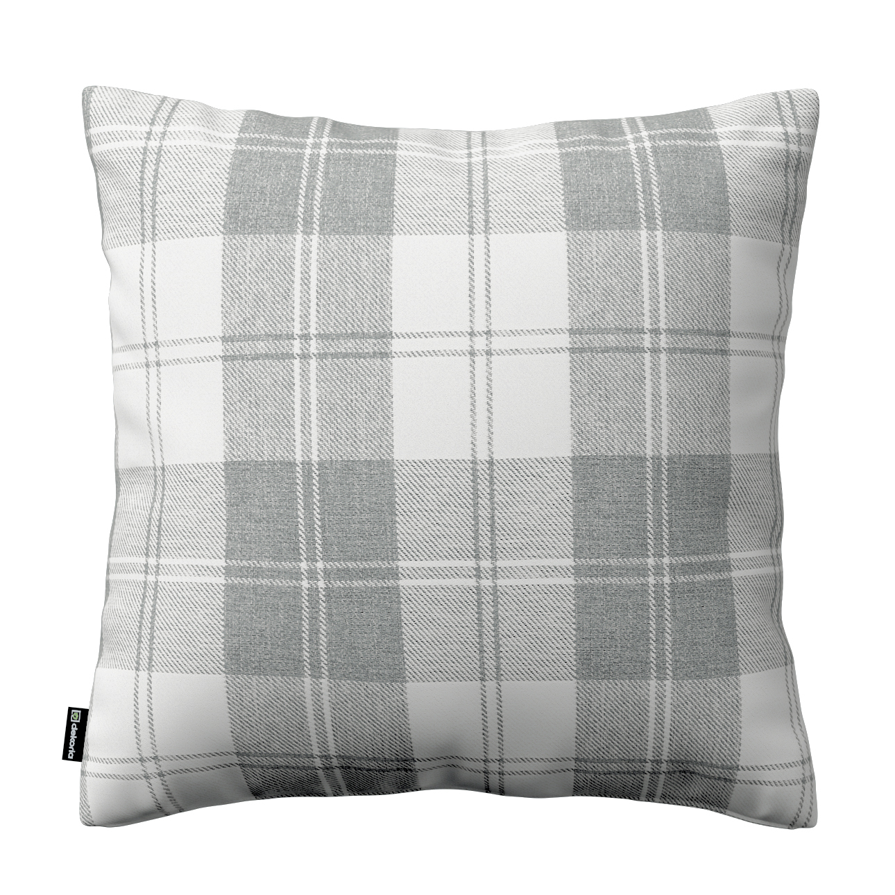 Karin - jednoduchá obliečka, sivo - biele káro, 43 x 43 cm, Edinburg, 115-79 Karin - jednoduchá obliečka, sivo - biele káro, 43 x 43 cm, Edinburg, 115-79