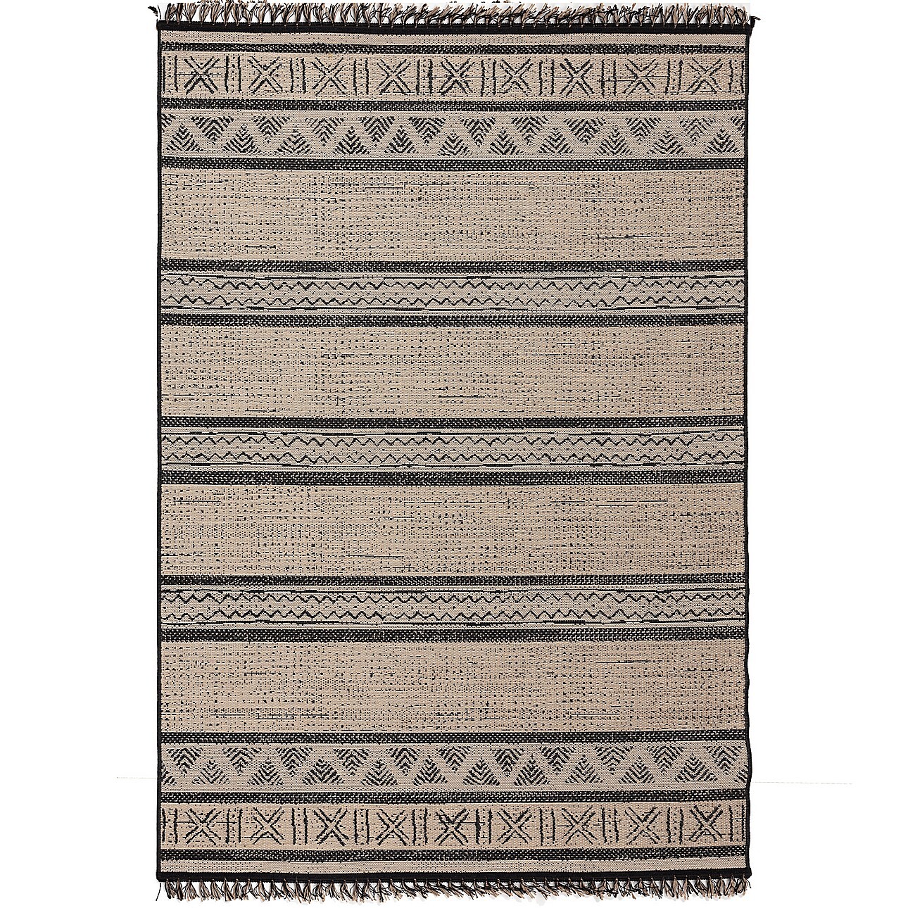 Koberec Origin black/jute 160x230cm, 160 x 230 cm Koberec Origin black/jute 160x230cm, 160 x 230 cm