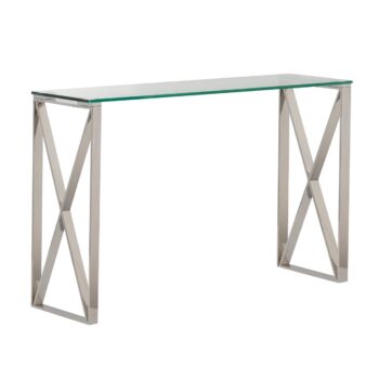Konzolový stolík Senso silver 120 x 40 x 80 cm, 120 x 40 x 80 cm