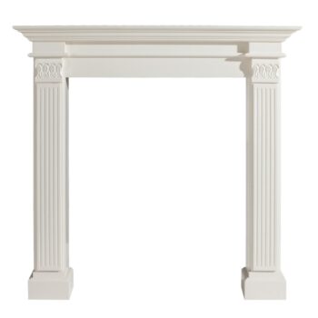 Krbový portál Maurice white, 130 x 25 x 130 cm