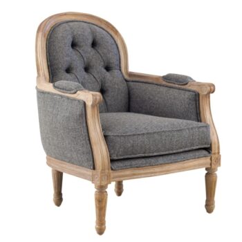 Kreslo Bernard sivý, 67 x 73 x 88 cm