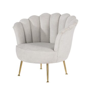 Kreslo Sally Light Grey, 94 x 77 x 83 cm