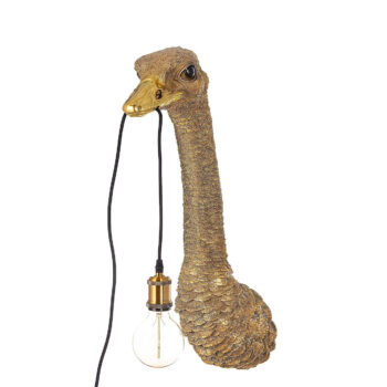 Nástenné svietidlo Gold Ostrich 72cm, 18,5 x 25 x 72 cm