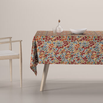 Obrus na stôl obdĺžnikový, červeno-modrá, Intenso Premium, 144-30