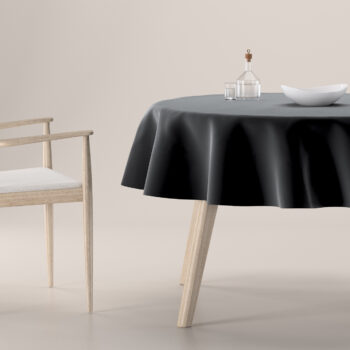 Obrus okrúhly, Sort, Velvet, 704-17