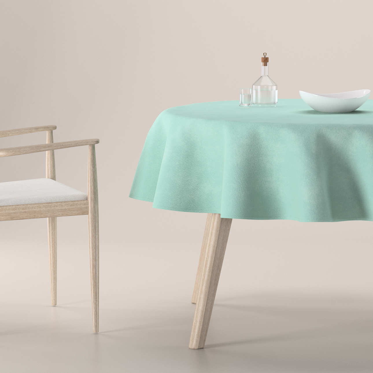 Obrus okrúhly, mäta, Crema, 176-47 Obrus okrúhly, mäta, Crema, 176-47