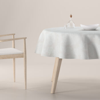 Obrus okrúhly, sivá, Damasco, 613-81