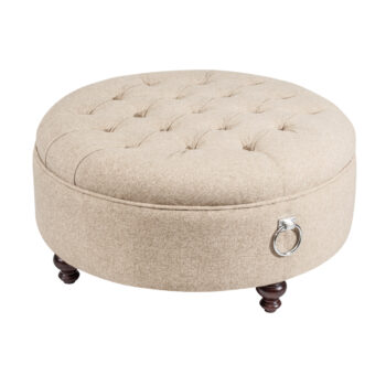 Okrúhly puf Babette:, ⌀97 cm