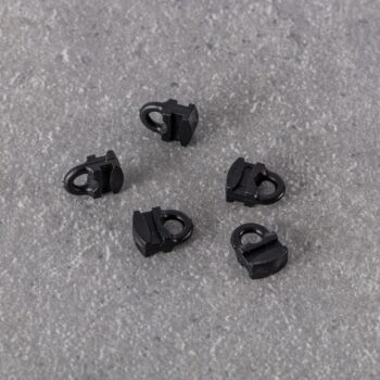 Posuvník s okom na stropnú lištu Premium čierny, 1x  0,5 x 1,5 cm