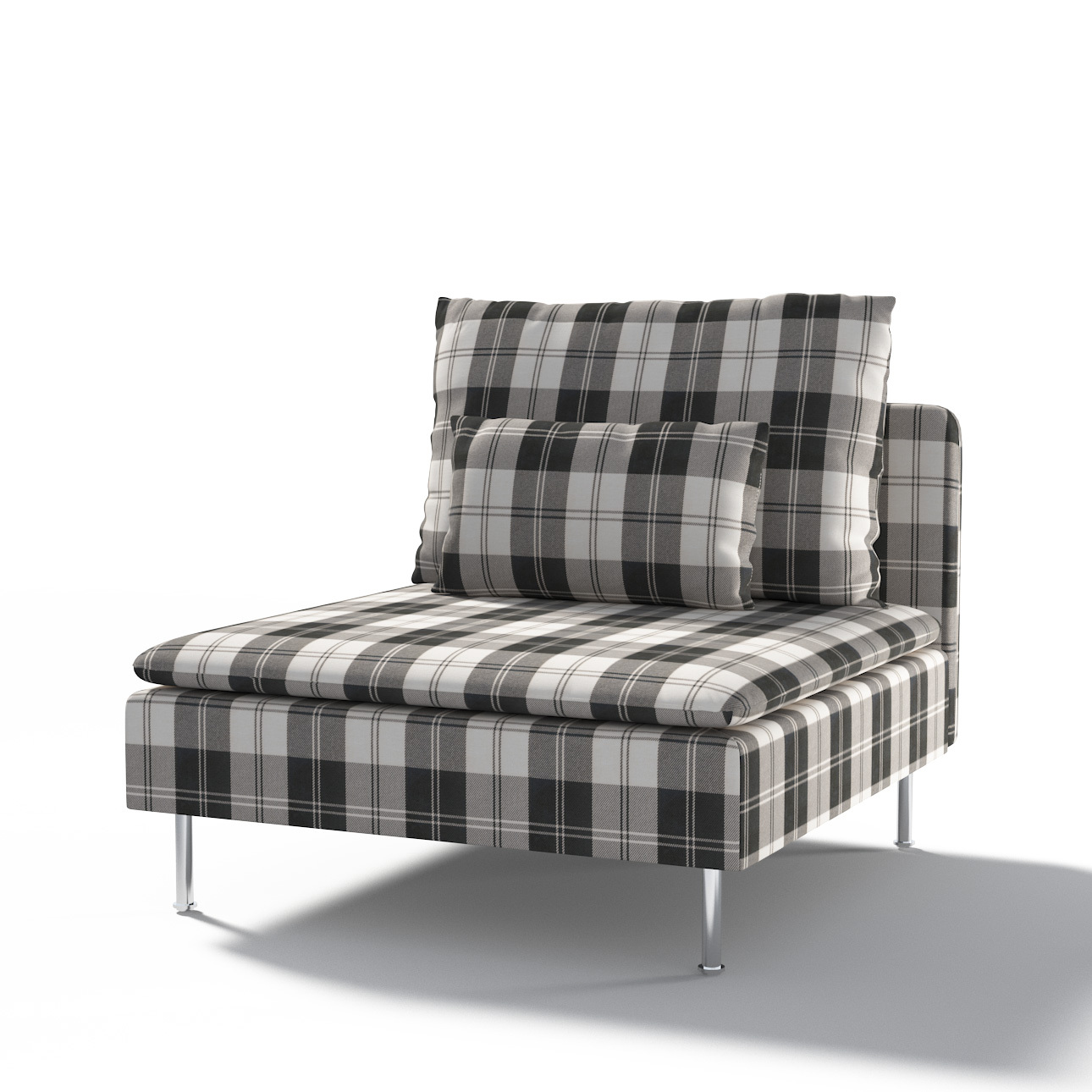 Poťah na 1 sed. diel Söderhamn, čierno - biele káro, Poťah na 1 sed. diel Söderhamn, Edinburg, 115-74 Poťah na 1 sed. diel Söderhamn, čierno - biele káro, Poťah na 1 sed. diel Söderhamn, Edinburg, 115-74